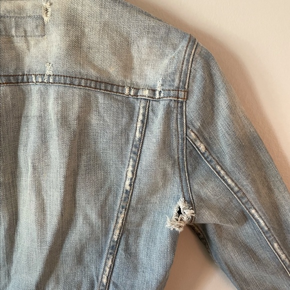 J BRAND Distressed Denim Jacket - Picture 5 of 5